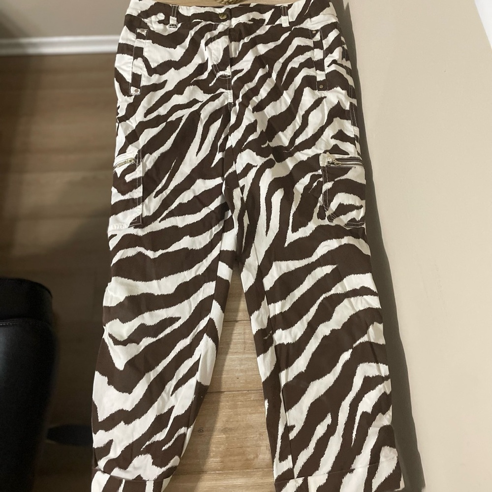 Chico's Zebra Print Capris